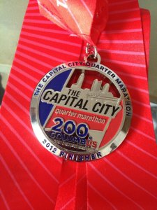 Cap City Finisher Medal